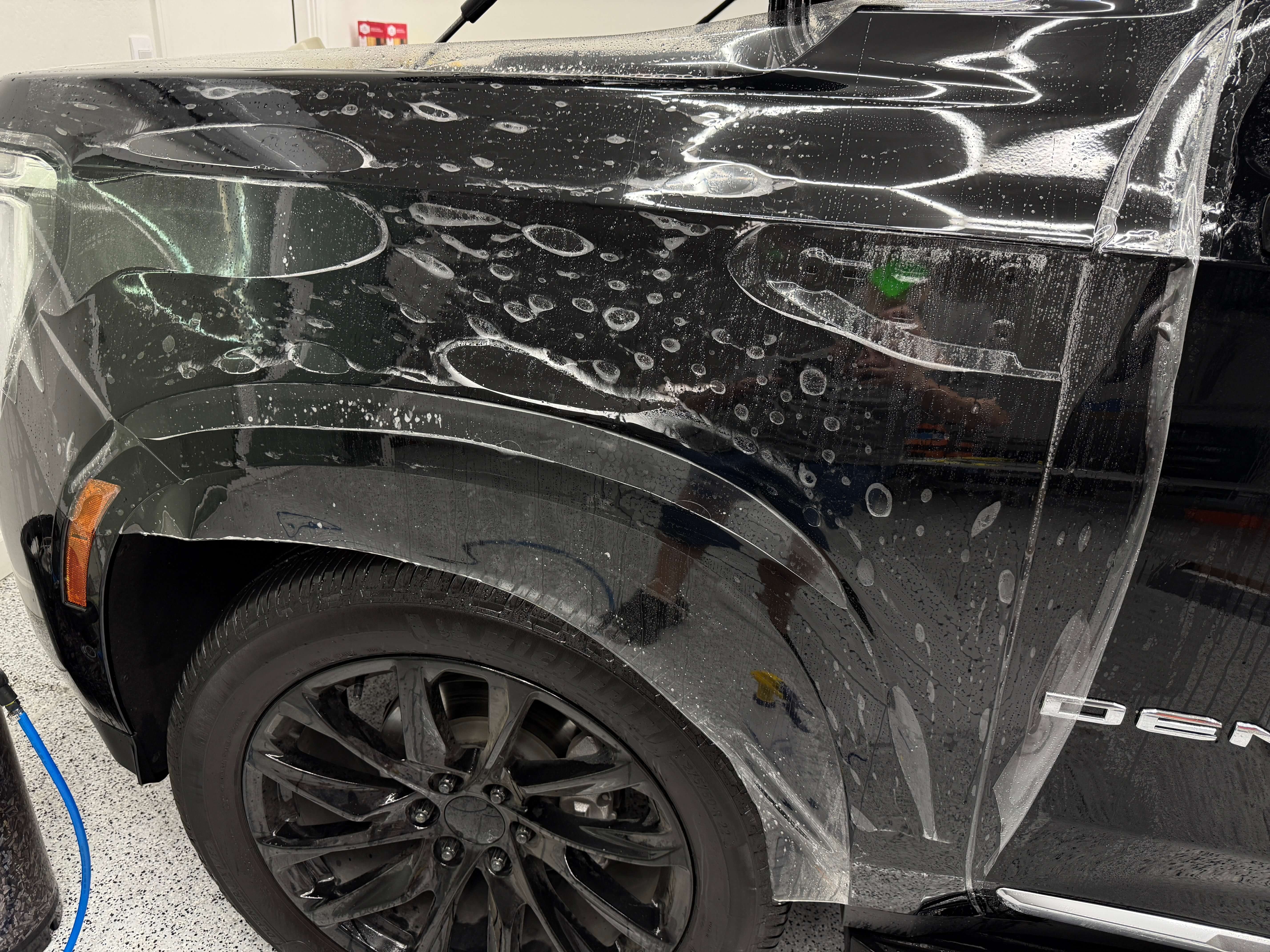 black-gmc-sierra-front-fender-paint-protection-film